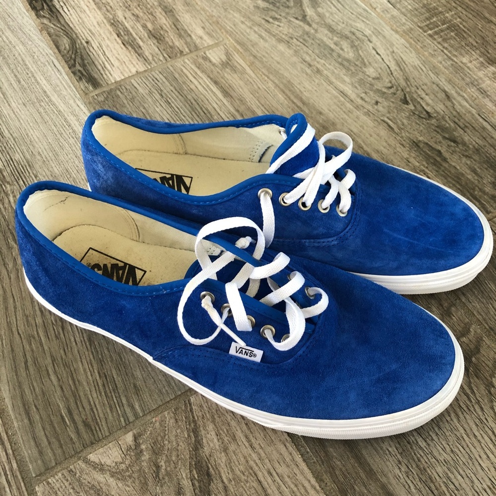 Men’s Blue Suede Vans